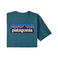 T-Shirt - Tasmanian teal - Uomo - Ms P-6 Logo Responsibili-Tee  Patagonia
