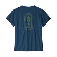 T-Shirt - Tidepool blue - Donna - T-Shirt donna Ws Clean Climb Bloom Pocket Responsibili-Tee  Patagonia