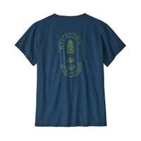 T-Shirt - Tidepool blue - Donna - T-Shirt donna Ws Clean Climb Bloom Pocket Responsibili-Tee  Patagonia