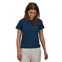 T-Shirt - Tidepool blue - Donna - T-Shirt donna Ws Clean Climb Bloom Pocket Responsibili-Tee  Patagonia