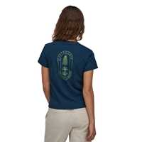 T-Shirt - Tidepool blue - Donna - T-Shirt donna Ws Clean Climb Bloom Pocket Responsibili-Tee  Patagonia