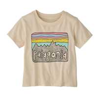 T-Shirt - Undyed Natural - Bambino - Baby Fitz Roy Skies T-Shirt  Patagonia