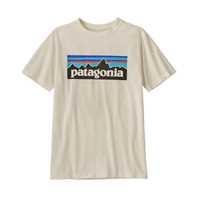 T-Shirt - Undyed Natural - Bambino - T-shirt ragazzi Kids Regenerative Organic Certified Cotton P-6 Logo T-Shirt  Patagonia