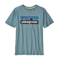 T-Shirt - Upwell blue - Bambino - T-shirt ragazzi Kids Regenerative Organic Certified Cotton P-6 Logo T-Shirt  Patagonia