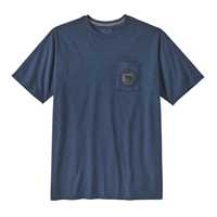 T-Shirt - Utility Blue - Uomo - T-Shirt uomo Ms Commontrail  Pocket Responsibili-Tee  Patagonia