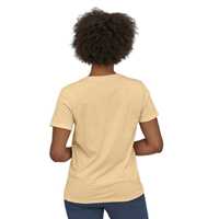T-Shirt - Vela peach - Donna - T-Shirt Donna Ws Pastel P-6 Logo Organic Crew  Patagonia