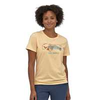T-Shirt - Vela peach - Donna - Ws Live Simply Lounger Organic Crew T-Shirt  Patagonia