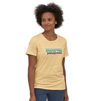 T-Shirt - Vela peach - Donna - Ws Pastel P-6 Logo Organic Crew T-Shirt  Patagonia