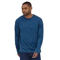 T-Shirt - Wavy blue - Uomo - T-Shirt manica lunga uomo Ms Long-Sleeved P-6 Logo Responsibili-Tee  Patagonia