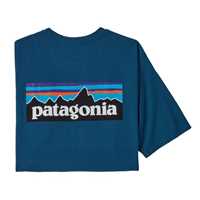 T-Shirt - Wavy blue - Uomo - T-Shirt uomo Ms P-6 Logo Responsibili-Tee  Patagonia