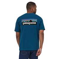 T-Shirt - Wavy blue - Uomo - T-Shirt uomo Ms P-6 Logo Responsibili-Tee  Patagonia