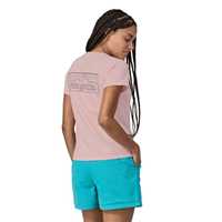 T-Shirt - Whisker Pink - Donna - T-Shirt donna Ws P-6 Logo Responsibili-Tee  Patagonia