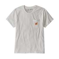 T-Shirt - White - Donna - T-shirt donna Ws Alpine Icon Regenerative Organic Pilot Cotton Pocket T-Shirt  Patagonia