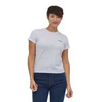 T-Shirt - White - Donna - T-Shirt donna Ws P-6 Logo Responsibili-Tee  Patagonia