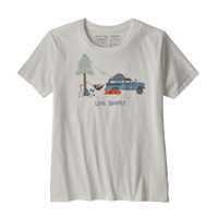 T-Shirt - White - Donna - Ws Live Simply Lounger Organic Crew T-Shirt  Patagonia