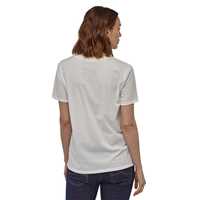 T-Shirt - White - Donna - Ws Live Simply Lounger Organic Crew T-Shirt  Patagonia
