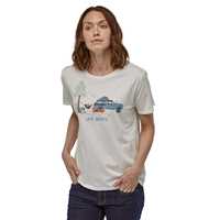 T-Shirt - White - Donna - Ws Live Simply Lounger Organic Crew T-Shirt  Patagonia