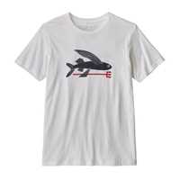 T-Shirt - White - Uomo - Ms Flying Fish Organic T-Shirt  Patagonia