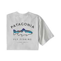 T-Shirt - White - Uomo - Ms Framed Fitz Roy Trout Responsabili-tee  Patagonia