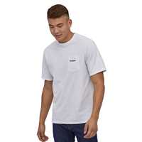 T-Shirt - White - Uomo - Ms Line Logo Ridge Pocket Responsabili-Teec  Patagonia