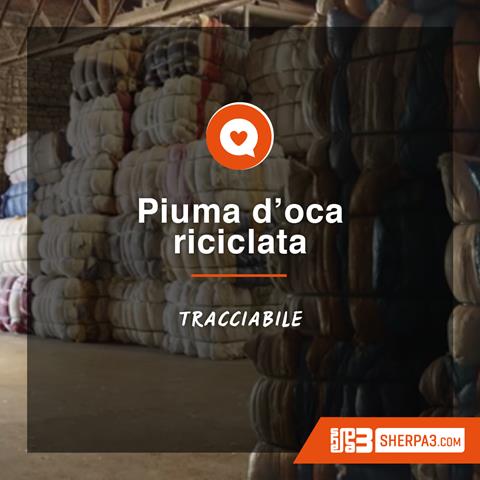 Immagine Cosa significa piume d’oca riciclate?