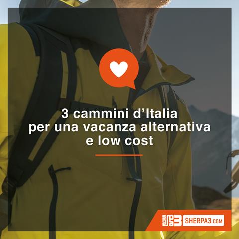Immagine 3 cammini d’Italia per una vacanza alternativa e low cost
